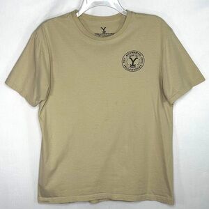 YELLOWSTONE DUTTON RANCH MONTANA (2023) Official Kevin Costner Show T-Shirt Sz M